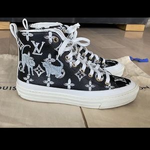 Louis Vuitton Catogram Stellar High Top Sneakers